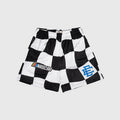 EE Shorts Black And White Lattice