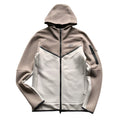 NIKE TECH FLEECE HOODIE x OLIVE GREY/ENIGMA STONE