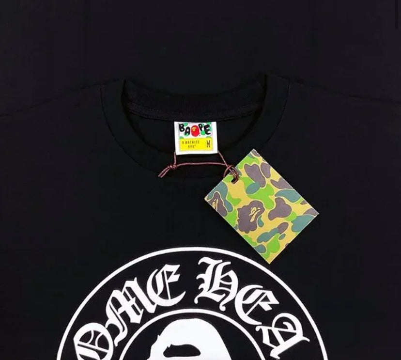 CHROME HEART [] BAPE TEE SHIRT