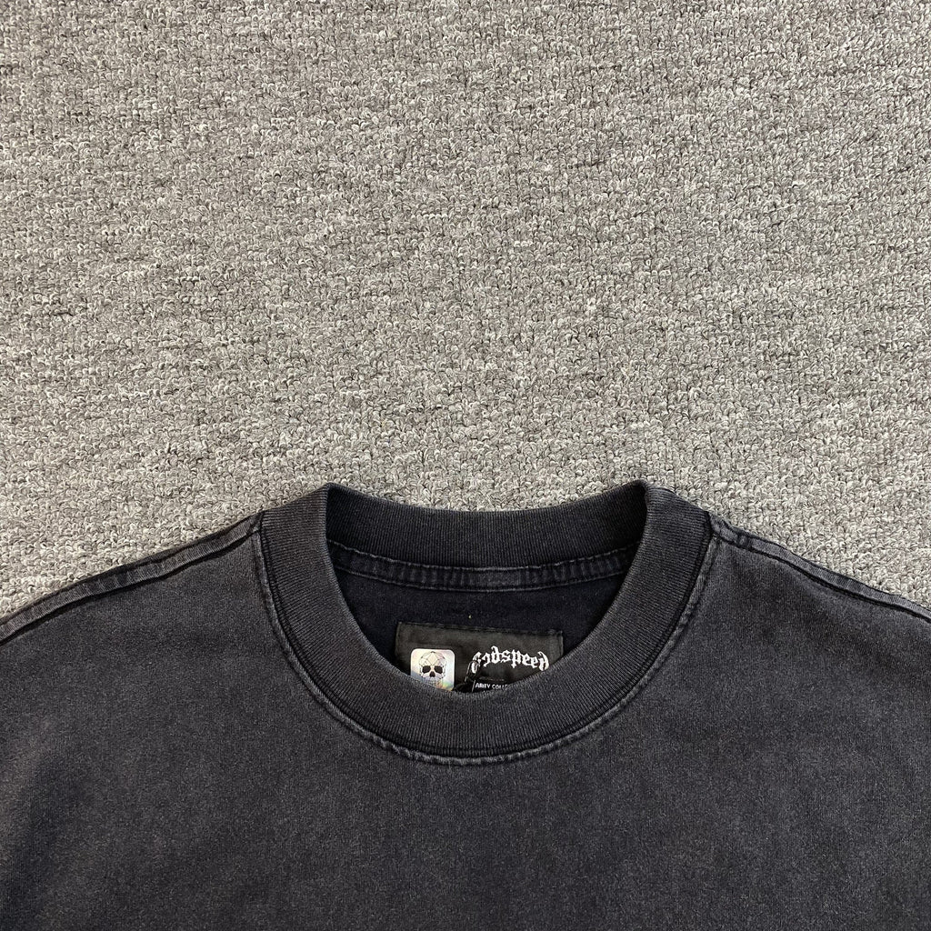 GODSPEED AMIGOS T-SHIRT WASHED BLACK