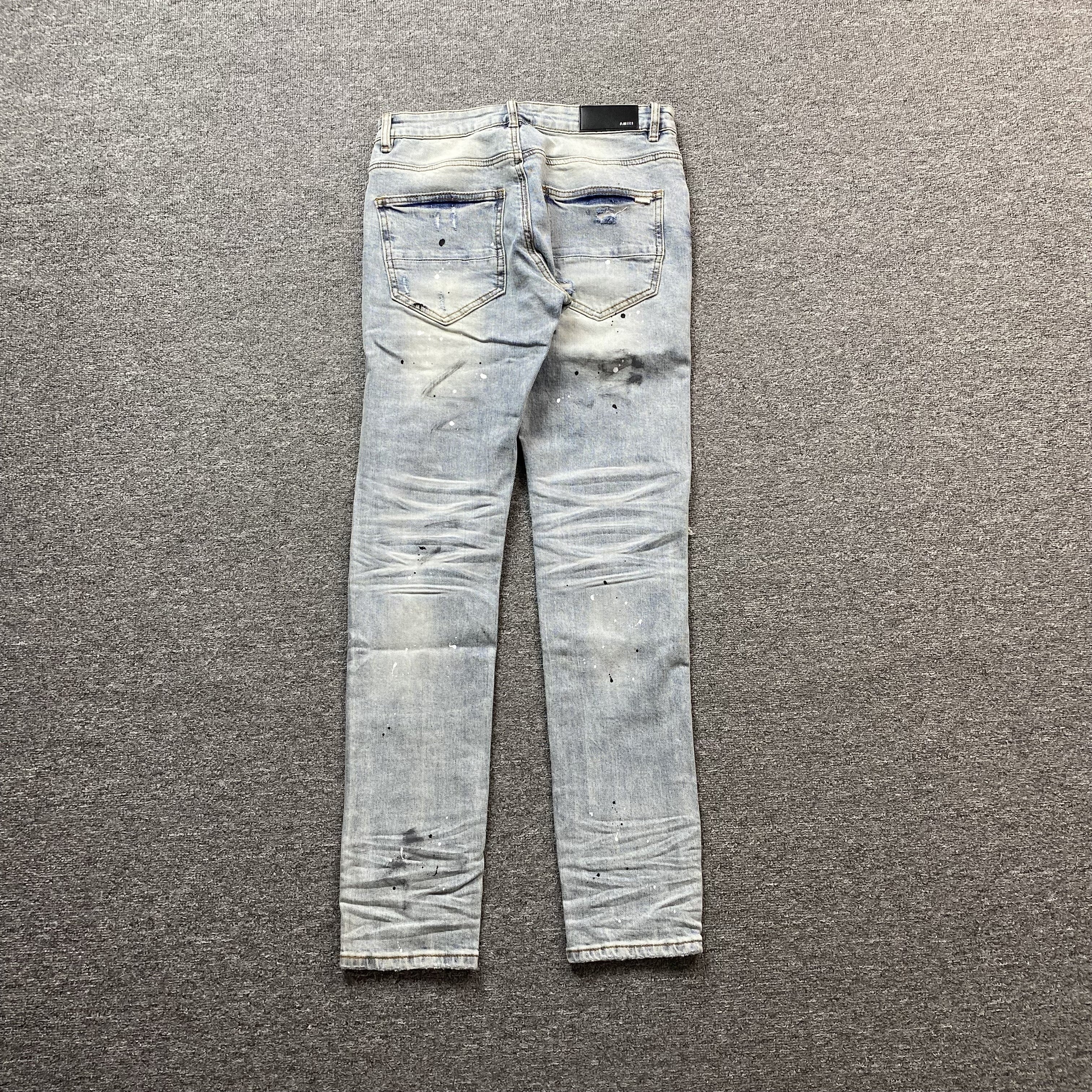 AMIRI MX1 PAINTER JEANS BLUE