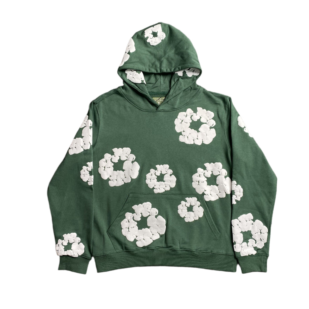 DENIM TEARS COTTON WREATH HOODIE GREEN