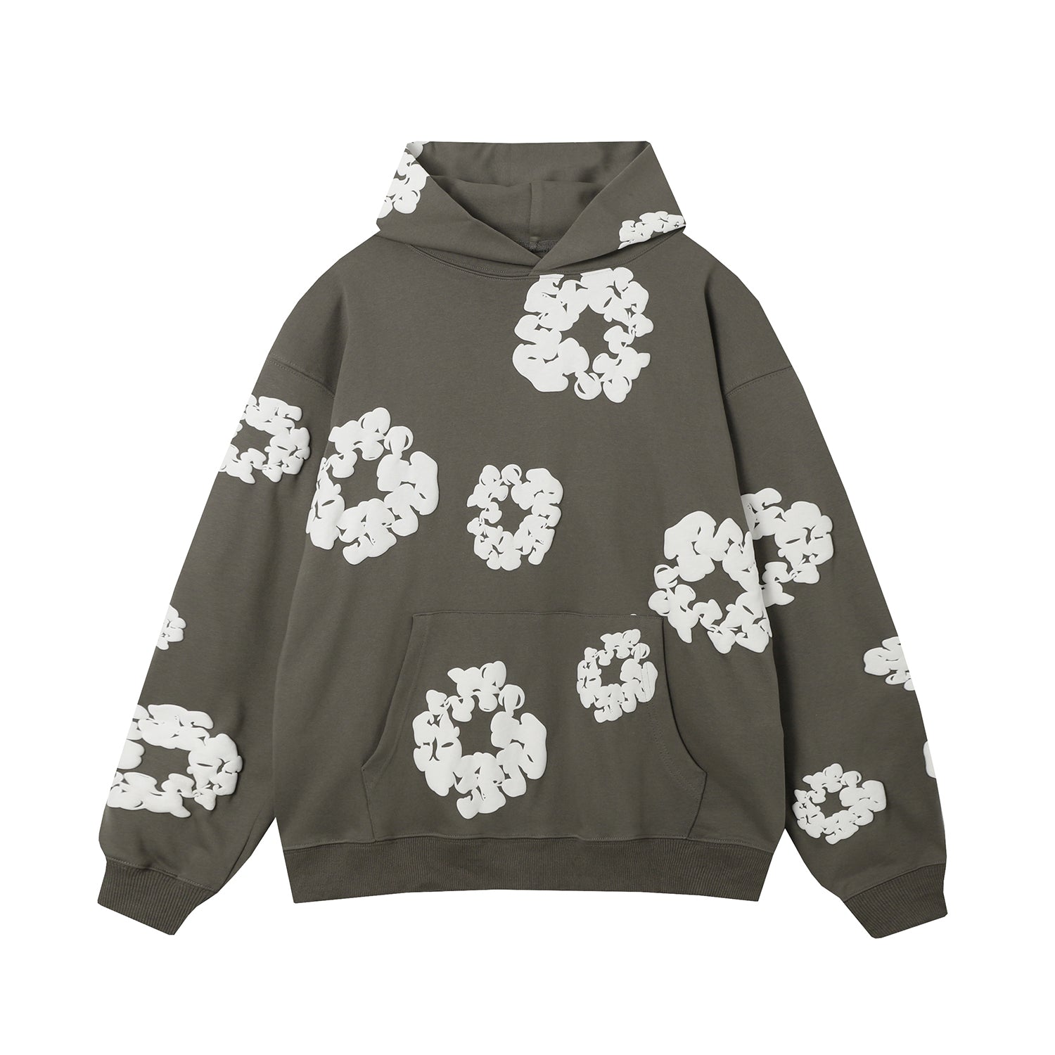 DENIM TEARS COTTON WREATH HOODIE OLIVE