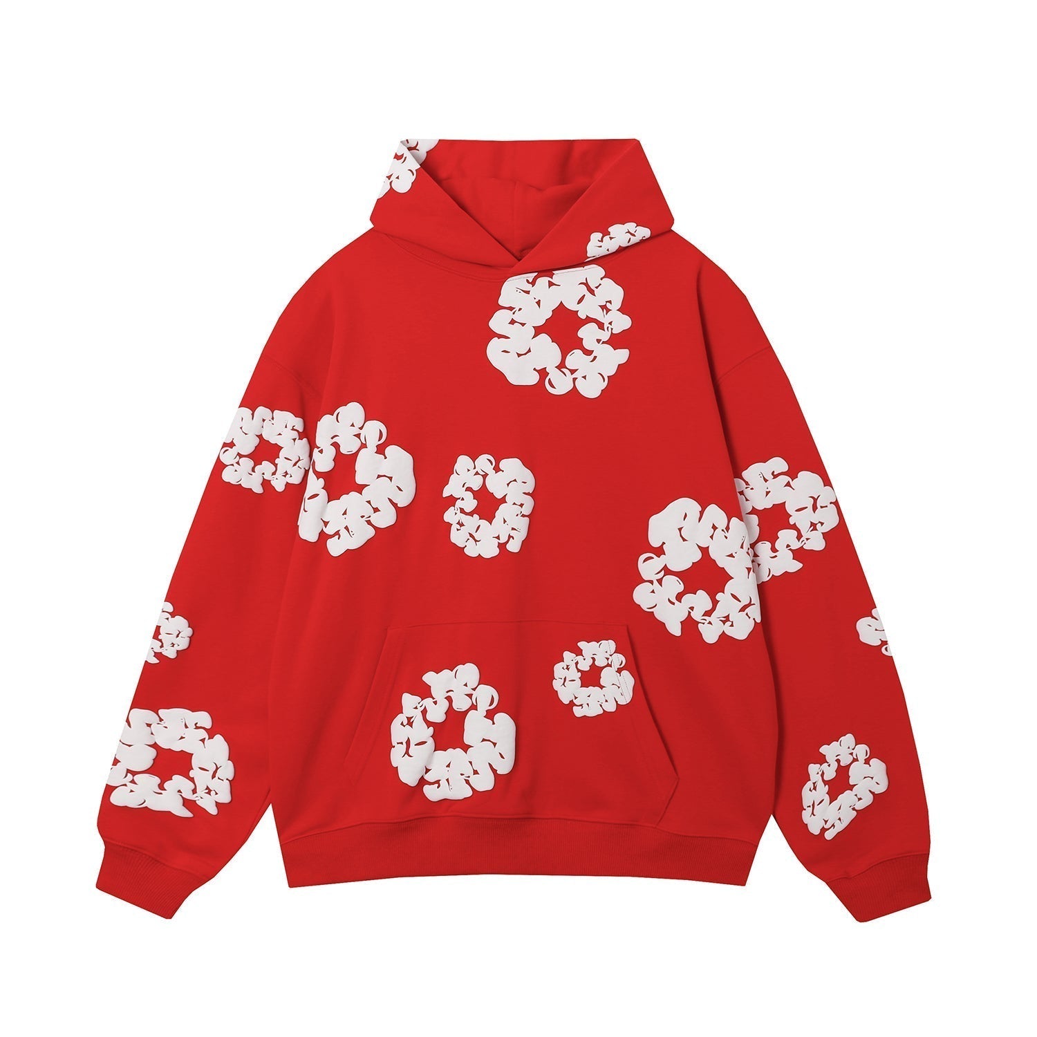 DENIM TEARS COTTON WREATH HOODIE RED