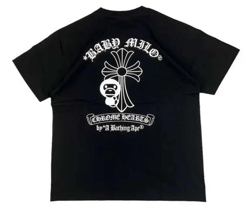 CHROME HEART [] BAPE TEE SHIRT