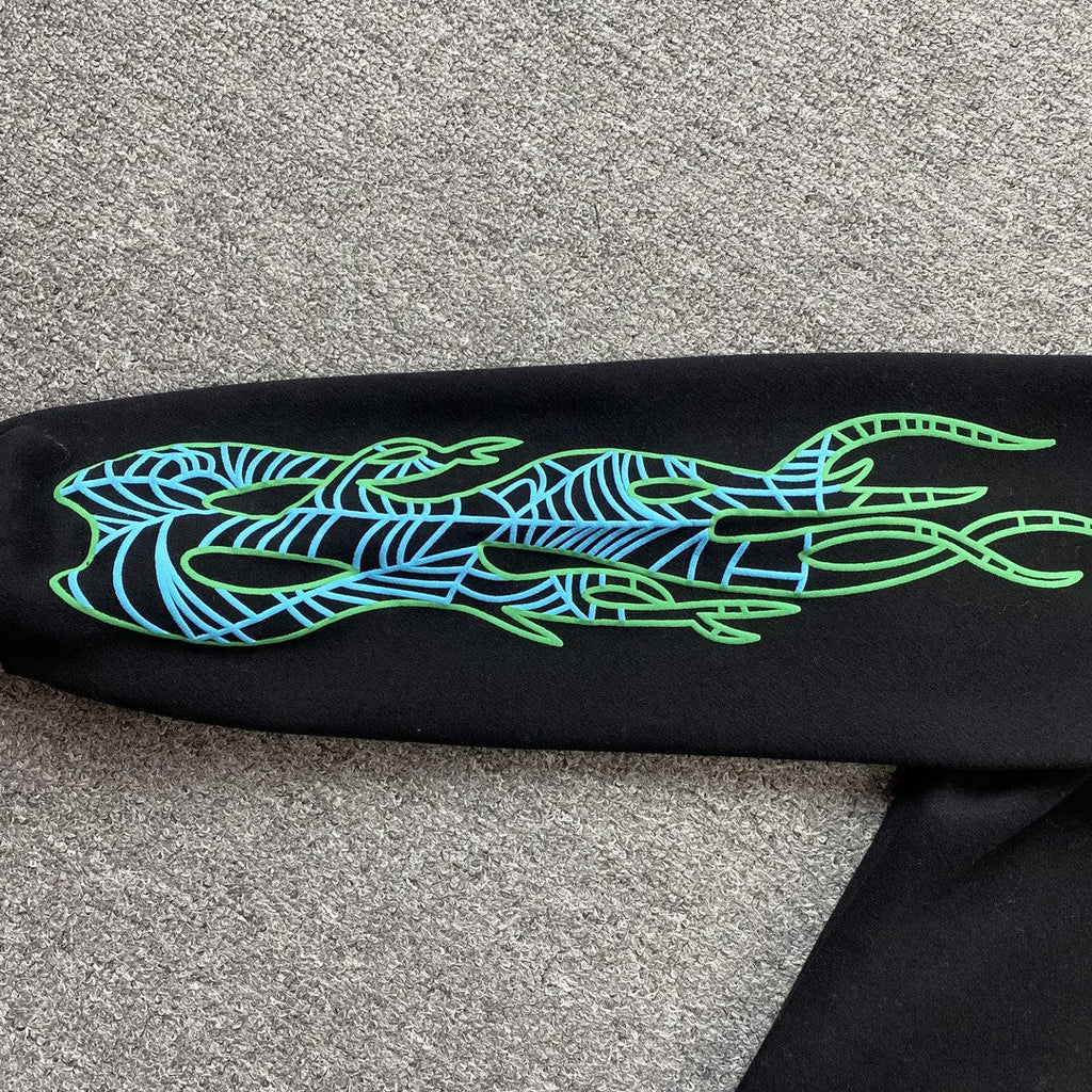 JUICE WRLD x SP5DER HOODIE BLACK