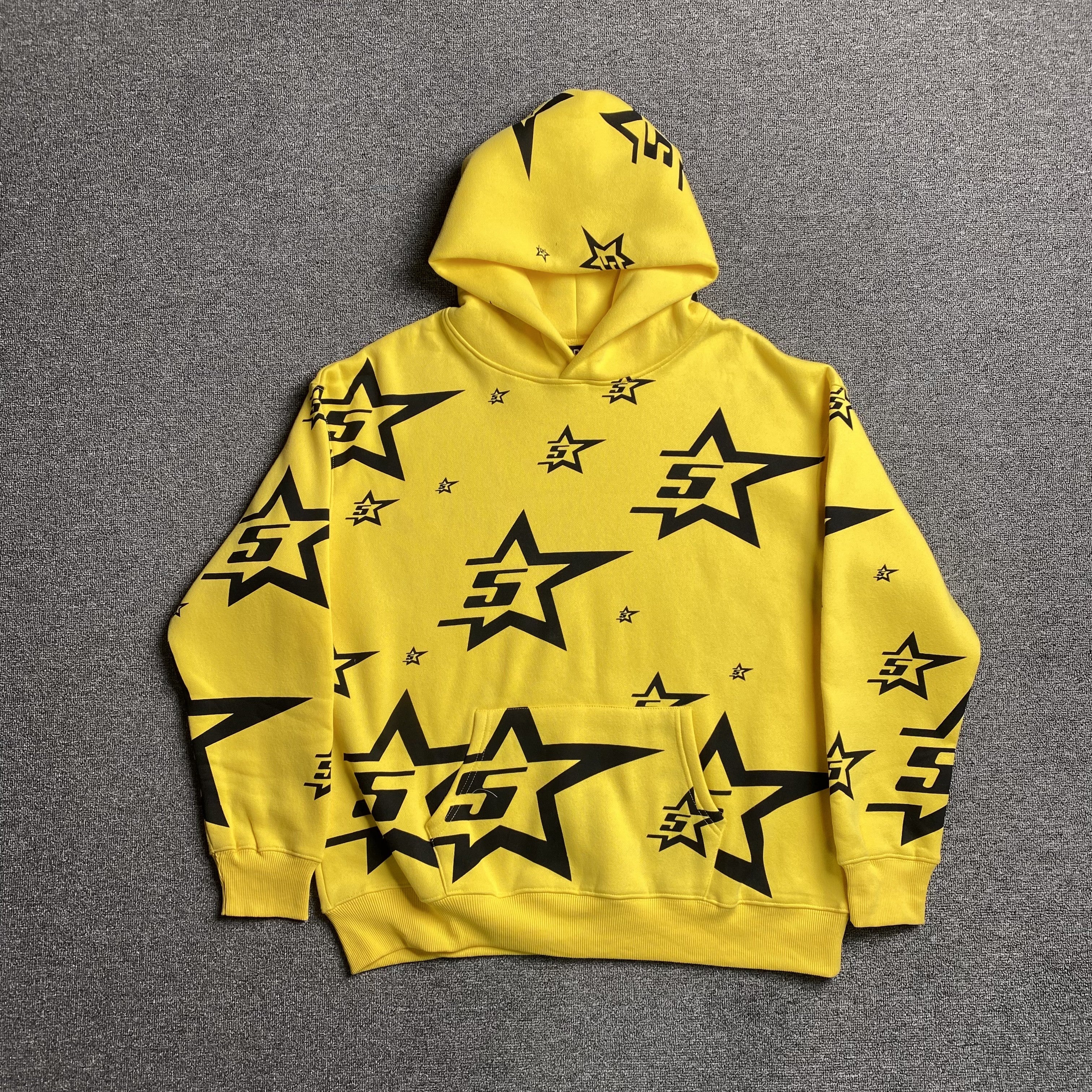 SP5DER 5STAR HOODIE YELLOW