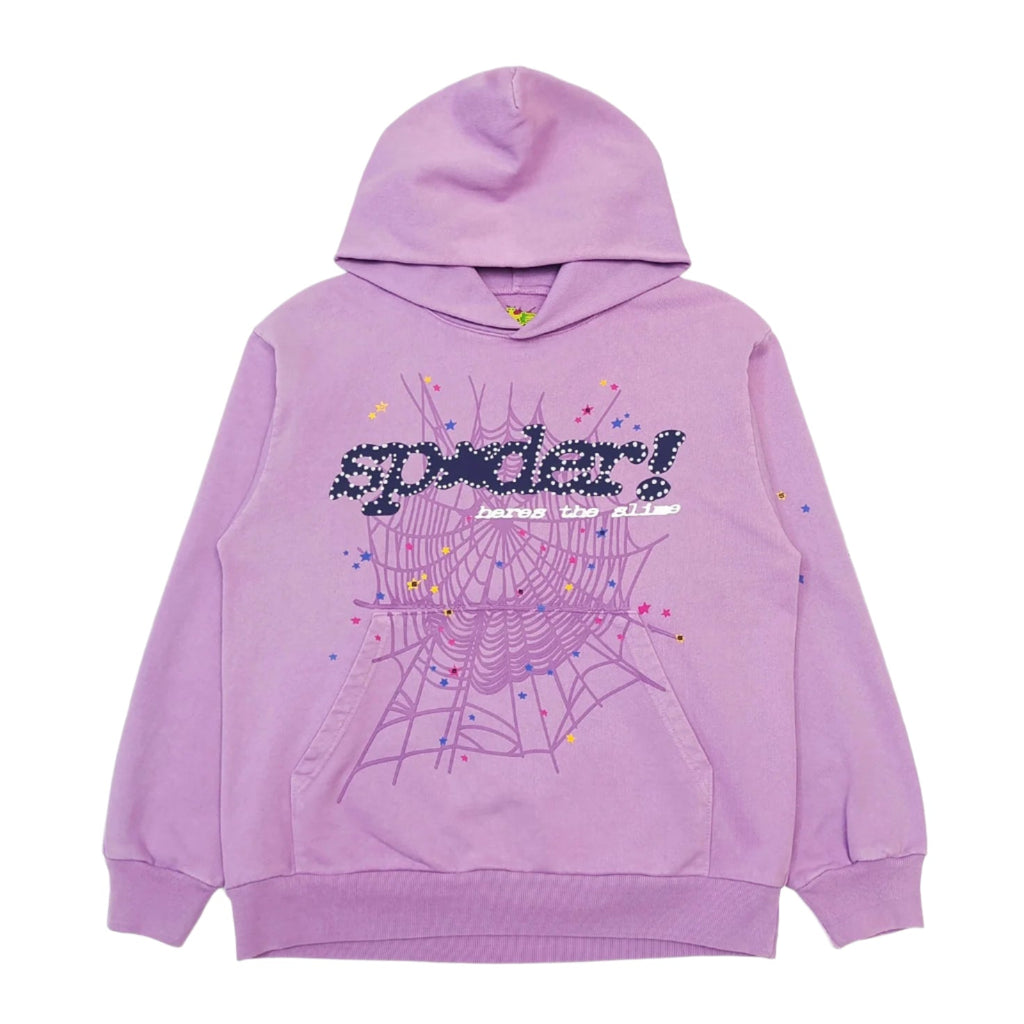 SP5DER ACAI HOODIE PURPLE