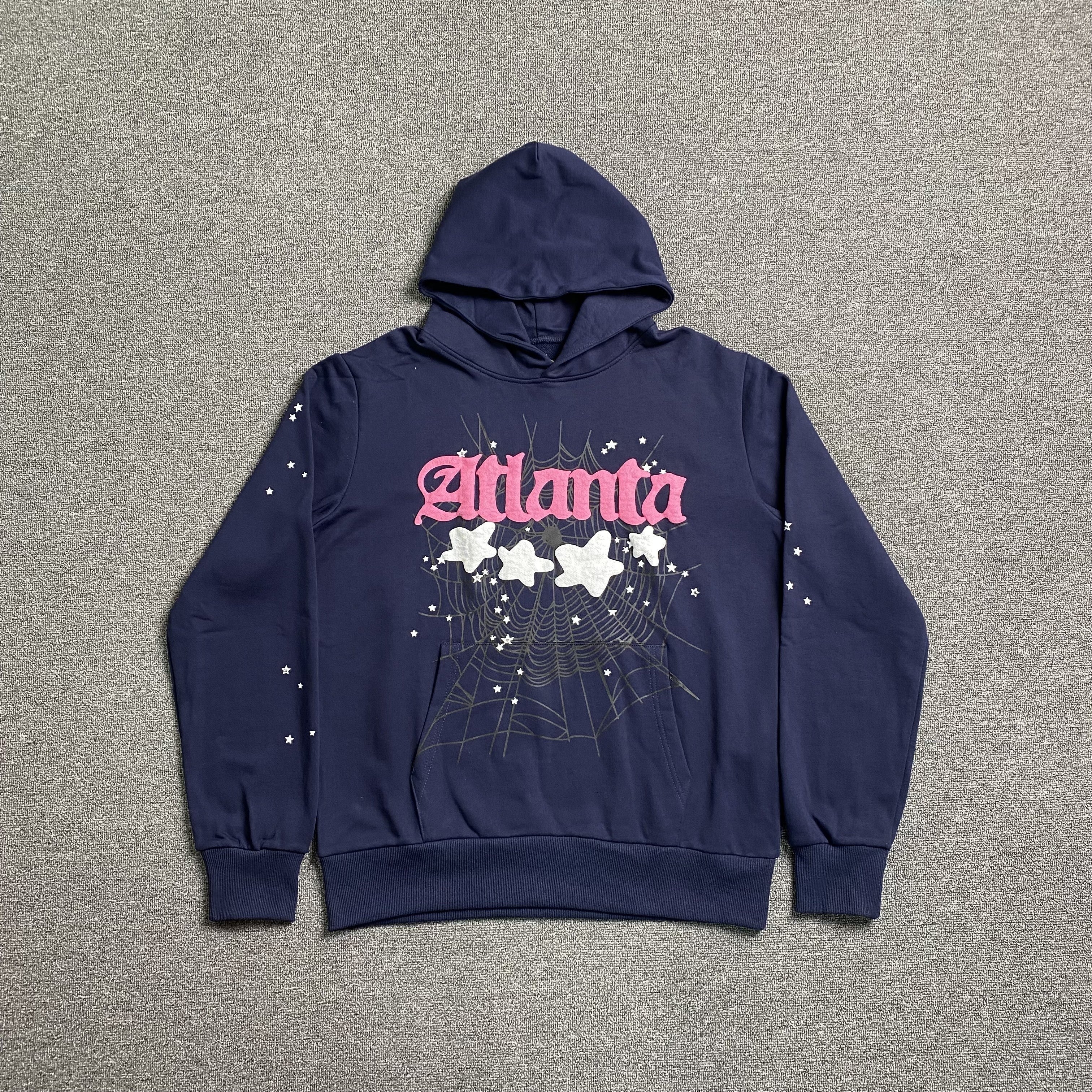 SP5DER ATLANTA HOODIE NAVY