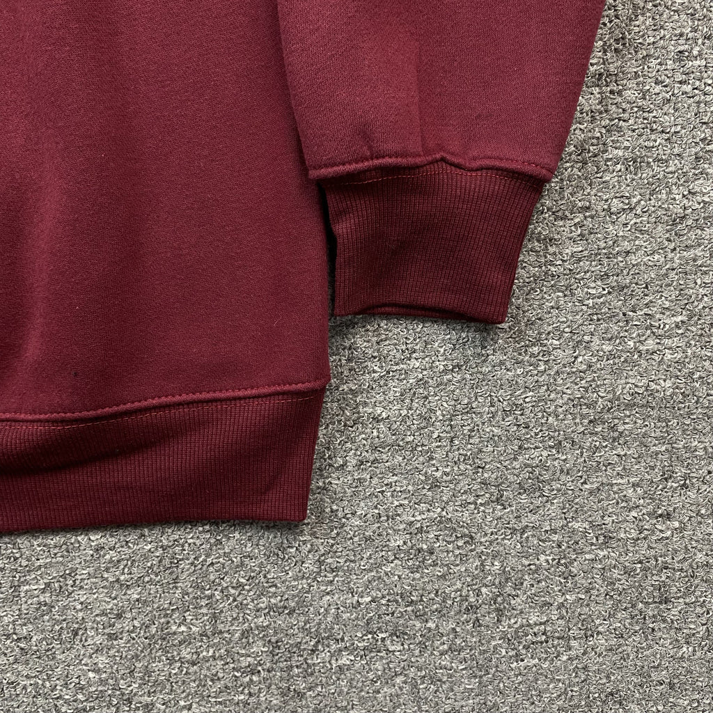 SP5DER NOCTURNAL HIGHWAY HOODIE BURGUNDY