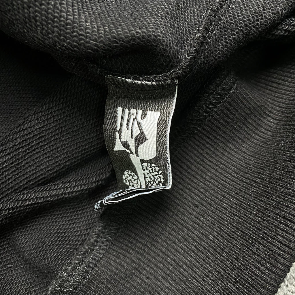 SP5DER x METRO BOOMIN HEROS AND VILLAINS HOODIE BLACK