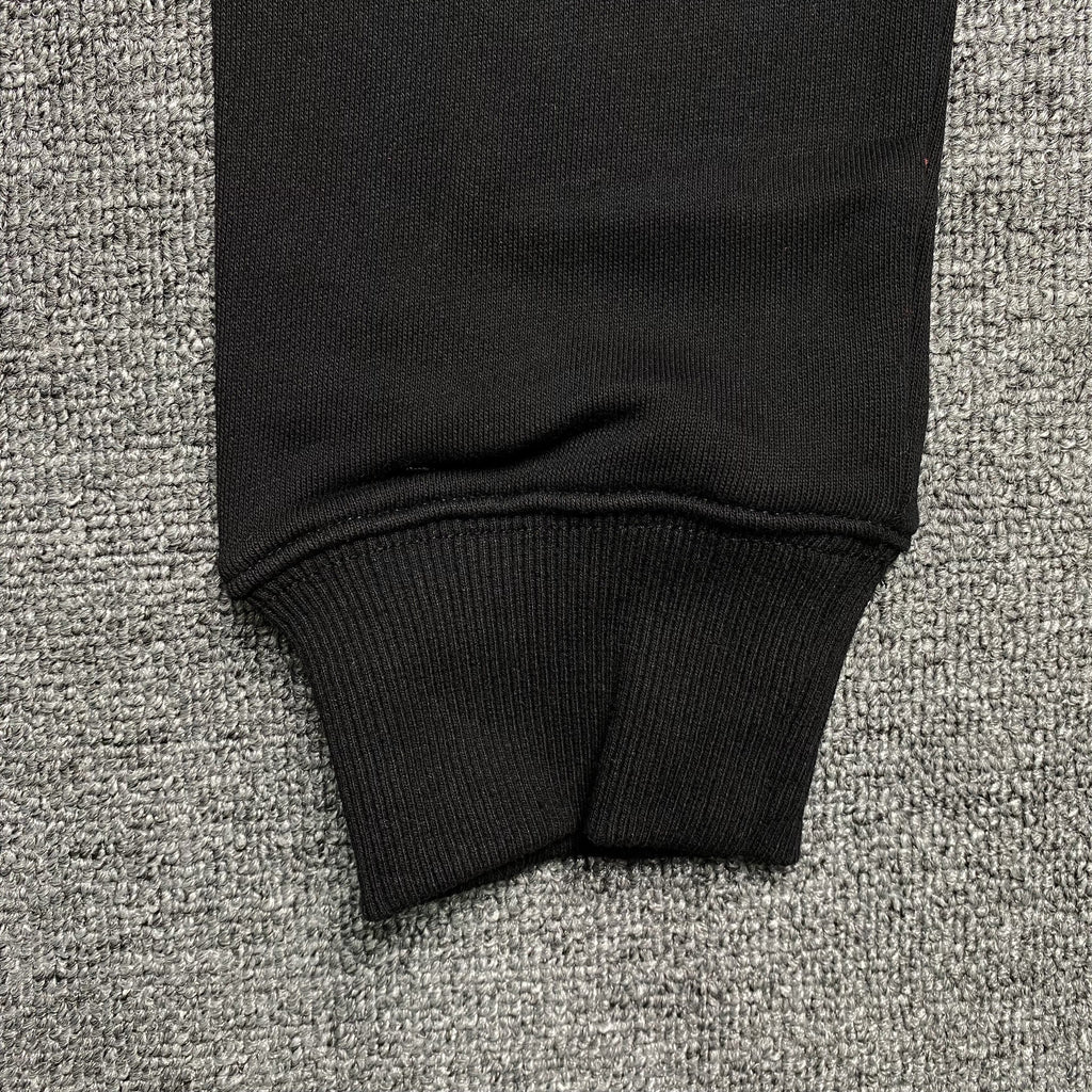 SP5DER x METRO BOOMIN HEROS AND VILLAINS HOODIE BLACK