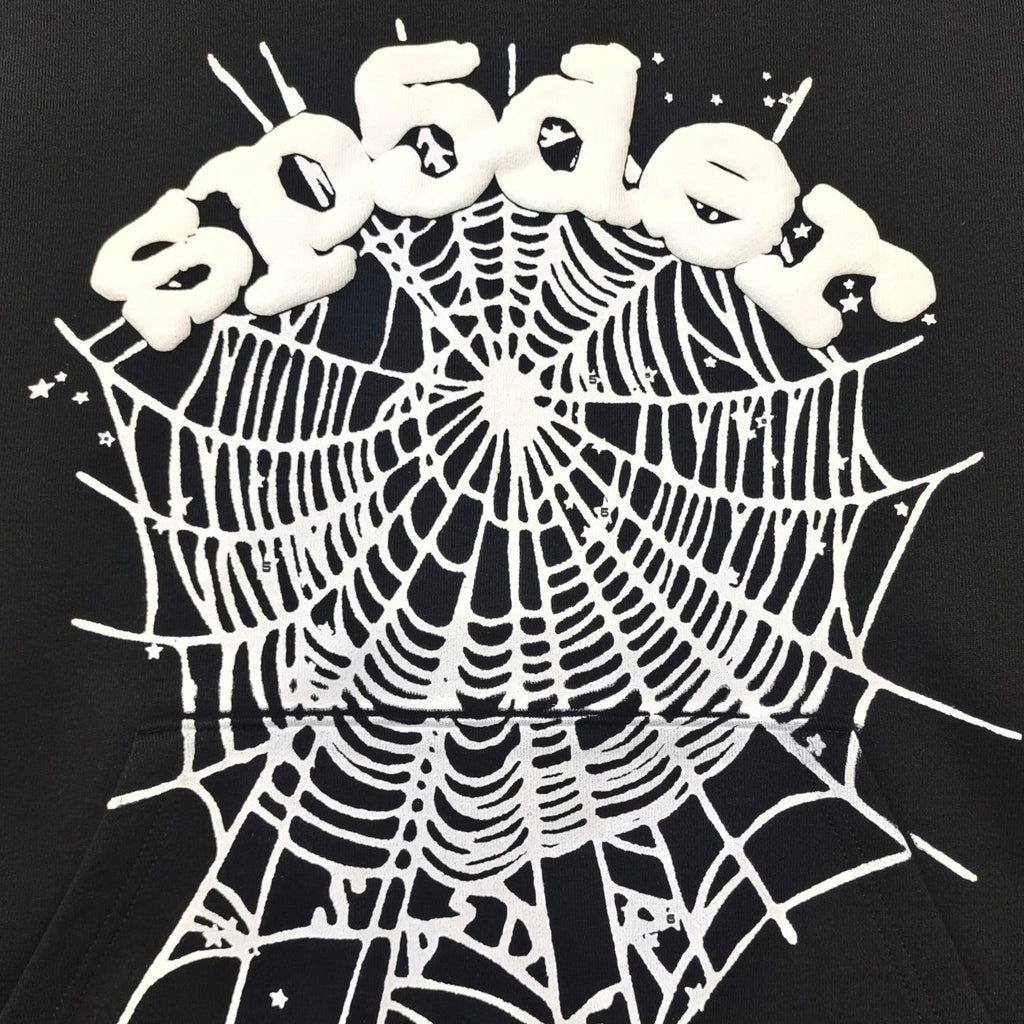 SP5DER OG WEB HOODIE BLACK