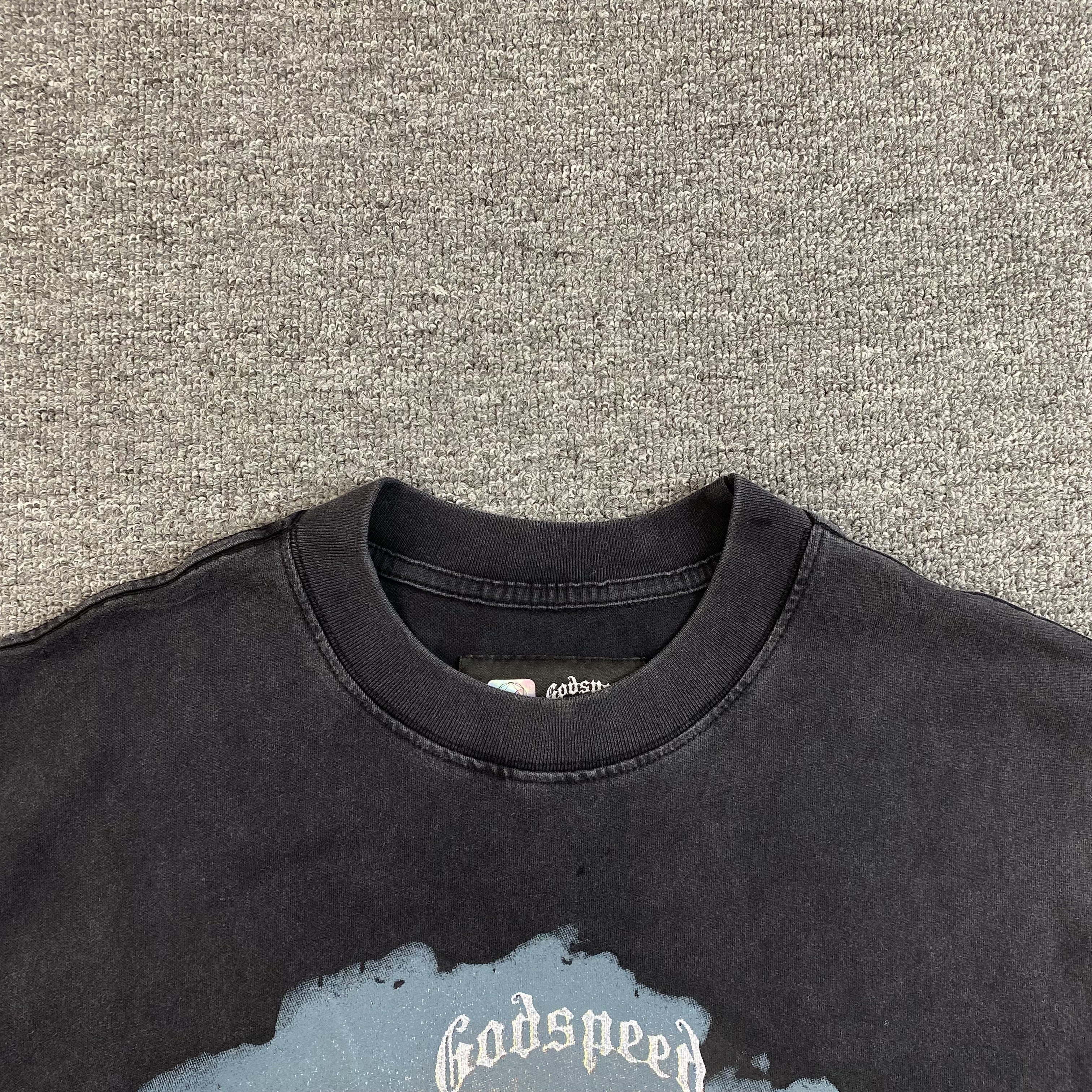 GODSPEED HOLLYWEIRD T-SHIRT WASHED BLACK